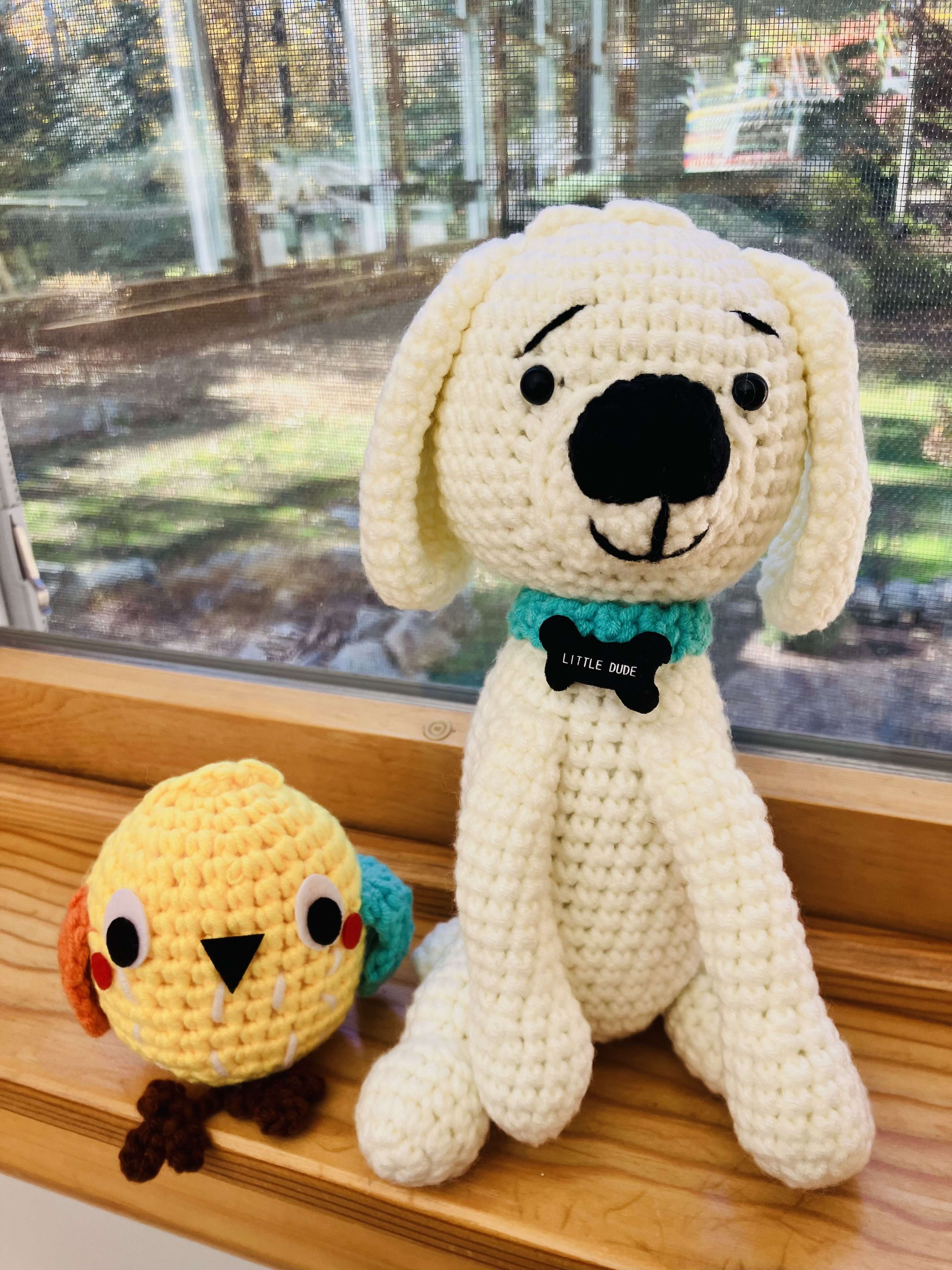 Little Dude and Bird Plush