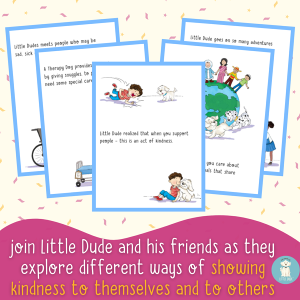 big world of little dude, respect book, sample pages